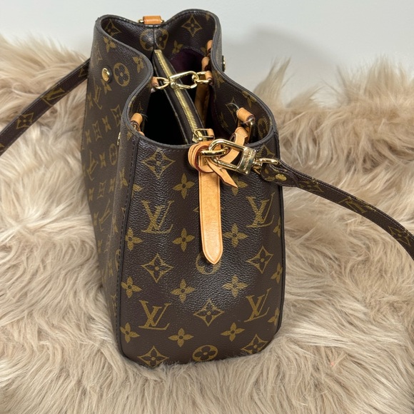 Authentic Louis Vuitton Monogram Canvas Montaigne Satchel/Crossbody Bag - Picture 3 of 12